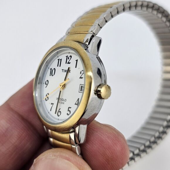 3X Timex Carriage Women's Watch Gold Tone Bracelet Band New Battery - Picture 11 of 16